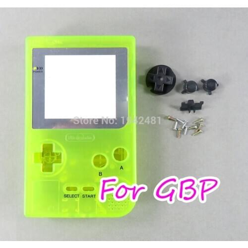5sets Luminous Light Full Set Housing Shell Case Cover Replacement For Gameboy GB Game Console for GBP With Buttons
