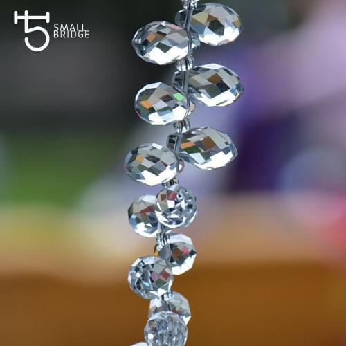 Austrian Clear Teardrop Crystal Beads for Jewelry Making Earrings Women Diy Perles Briolette Faceted Glass Beads Wholesale 002