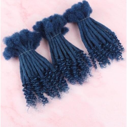 VAST Curly Ends Locs Dreadlocks High Quality 100% Human Hair Curly Ends Dreads Loc Extension