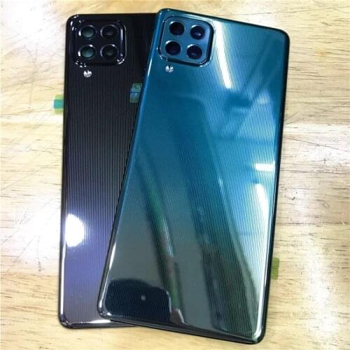 For Samsung Galaxy F62 Back Battery Cover Rear Door Housing Panel With Camera Lens Replacement Parts