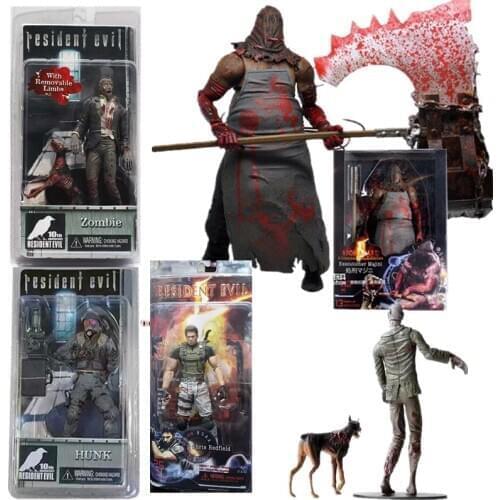 Cheis Redfield Hunk Biohazard Zombie Figure resident -----evil 10th Action Figure Collectible Model Toy Horror gift