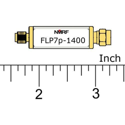 FLP7P-1400 1400MHz FPV 1.2g low-pass filter for high-definition digital image transmission SMA for image transmitter
