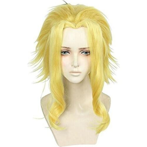 My Hero Academia All Might Yagi Toshinori Yellow Wig Cosplay Costume Boku no Hero Academia Heat Resistant Hair Cosplay Wigs