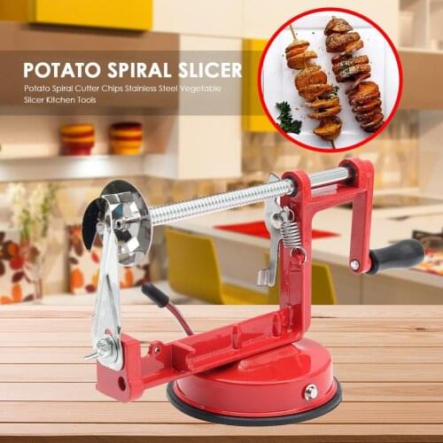 Potato Spiral Cutter Chips Carrot Cucumber Vegetable Fruit Slicer Economic Kitchen Gadget Kitchen Must Cutting Artifacts
