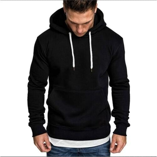 2020 New Autumn Fashion Brand Mens Hoodies Male Casual Hoodies Sweatshirts Men Solid Color Winter brand Hoodies Sweatshirt Top