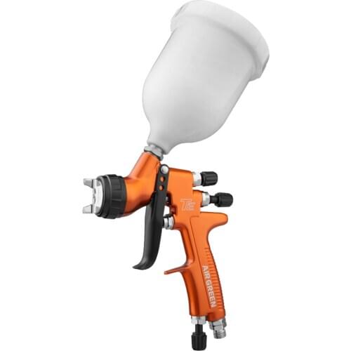HVLP Gravity Feed Spray Gun 1.3mm Nozzle 600CC Cup Highly Atomized Paint Spray Gun Ultra High Transfer Efficiency Green & Saving