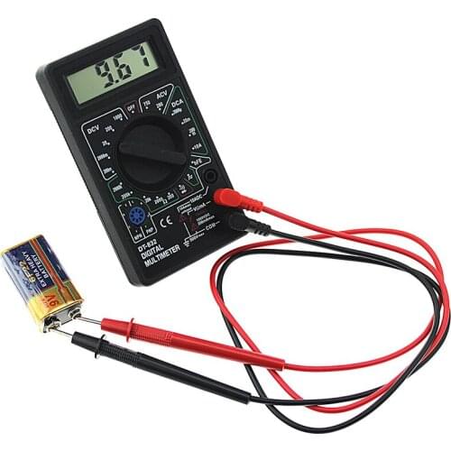 Professional DT832 Digital Multimeter LCD DC AC Voltmeter Ammeter Ohm Tester A0KE