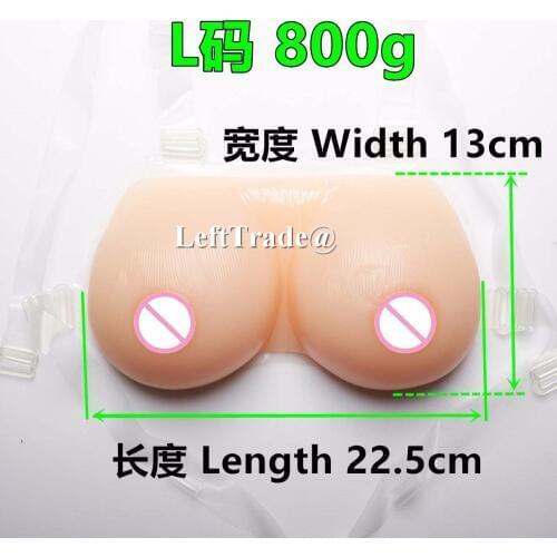 800g/pair C cup realistic silicon breasts form for crossdresser use cosplay