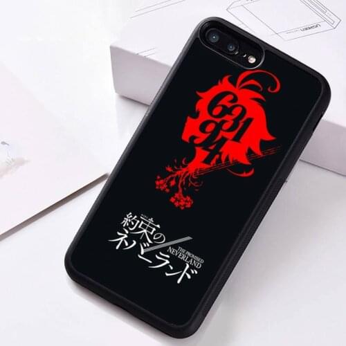 Promised Neverland Poster Phone Case Rubber for iPhone 12 pro max mini 11 pro XS MAX 8 7 6 6S Plus X 5S SE 2020 XR case