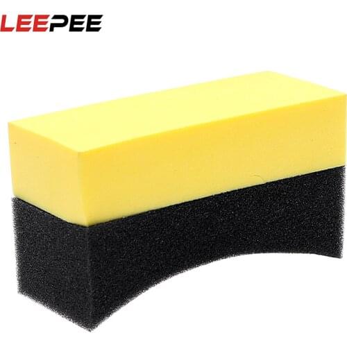 LEEPEE U-Shape Car Wash Sponge Auto Care EVA Cleaning Tool Tyre Tire Brush Wax Foam Polishing Sponge Household Multi-functional