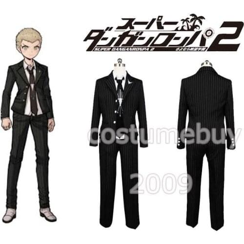Dangan Ronpa Danganronpa Fuyuhiko Kuzuryu Prinstripe Cosplay Costume Uniform
