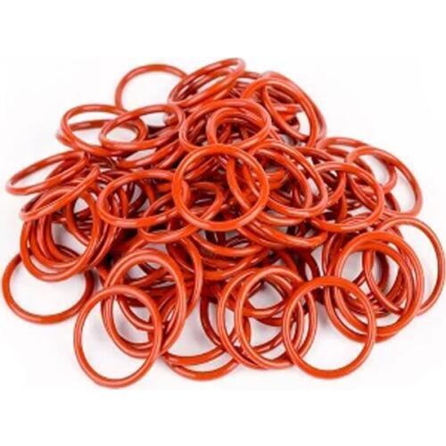 10pcs Wire diameter 3.55mm red Silica gel waterproof ring Seal O-ring OD 31.5mm-41.2mm High temperature resistance