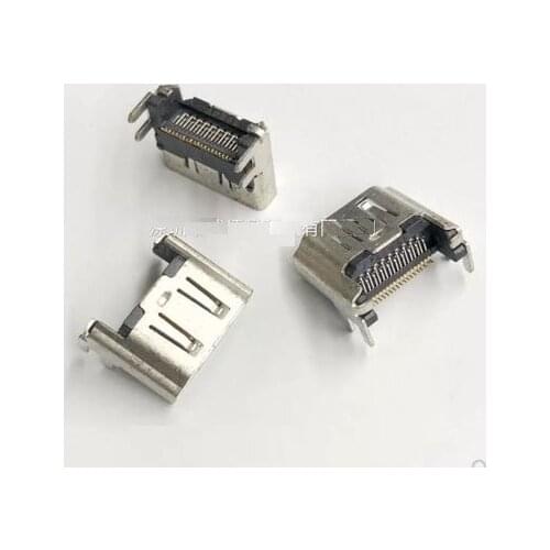 50PCS/lot micro usb jack socket charging port repair Perfect HDMI Port Socket Interface Connector for Playstation 4 PS4 Console