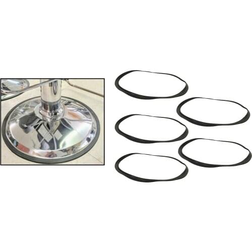 5x Salon Chair Base Floor Protective Rubber Ring Gasket 22.8 inch 58cm