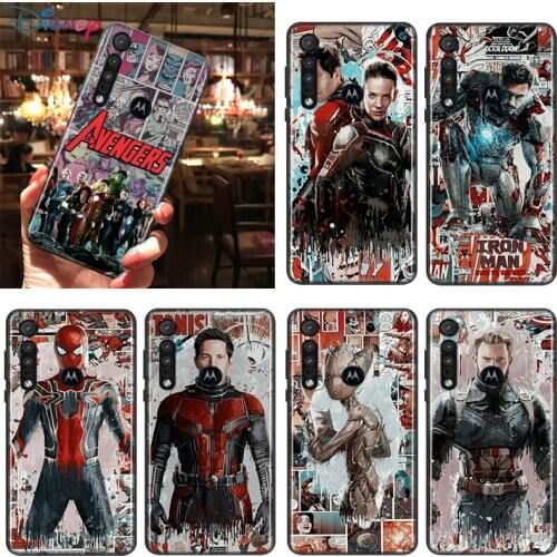 The Avengers superheroes For Motorola Edge G Stylus ONE Fusion Marco Hyper G9 G8 E7 E6 Plus PLAY Power Lite Phone Case
