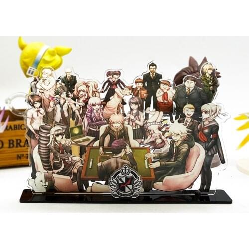 Danganronpa 1&2 group Komaeda Celestia Junko acrylic stand figure model plate holder topper anime