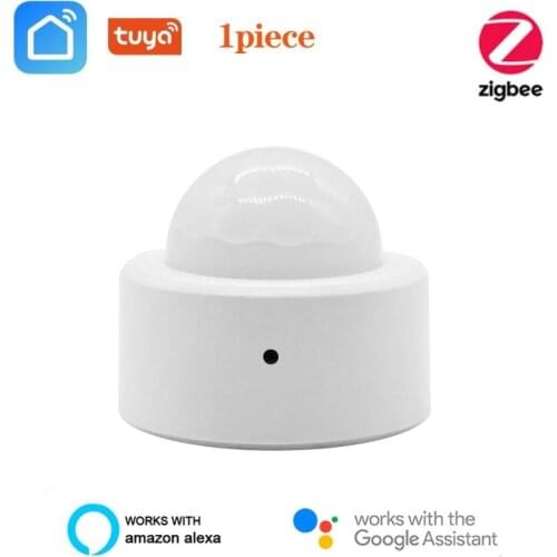 1/3Pcs Mini Zigbee Tuya Human Body Sensor Smart Home Zigbee 3.0 Wireless Body Movement PIR Motion Sensor For Alexa Google Home