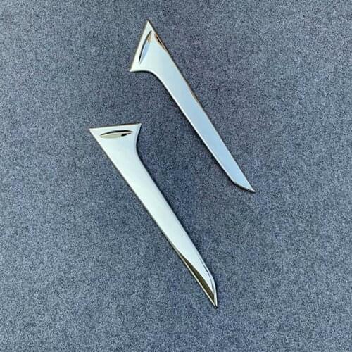 For Toyota Raize A200 2020 2021 ABS Chrome Rear Window Side Spoiler Wing Cover Molding Trim Strip Accessories Car Styling