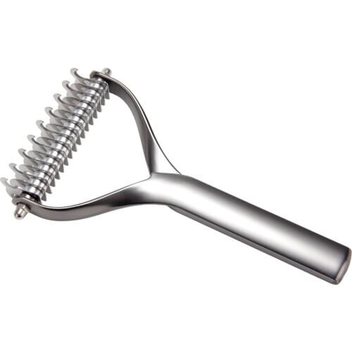Pet Furs Knot Cutter Dog Grooming Shedding Tools Pet Cat Hair Removal Comb Brush Double sided Pet Products