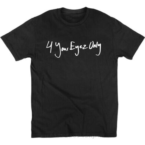 Mens t shirts fashion 2020 4 Your Eyez J Cole T Shirt Cotton O NECK short sleeved t-shirt Summer High quality tshirt