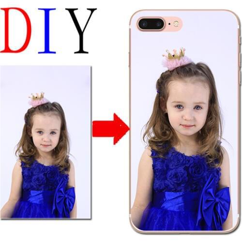 Custom Name Photo Logo soft silicone Cases for Samsung Galaxy A5 2017 A7 2017 A3 2017 A8 Plus A8 2018 Customize Letter Cases