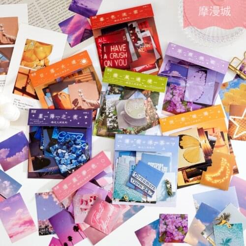 40pcs/lot Kawaii Stationery Stickers Passing by the world series Planner Decorative Mobile Stickers Scrapbooking DIY