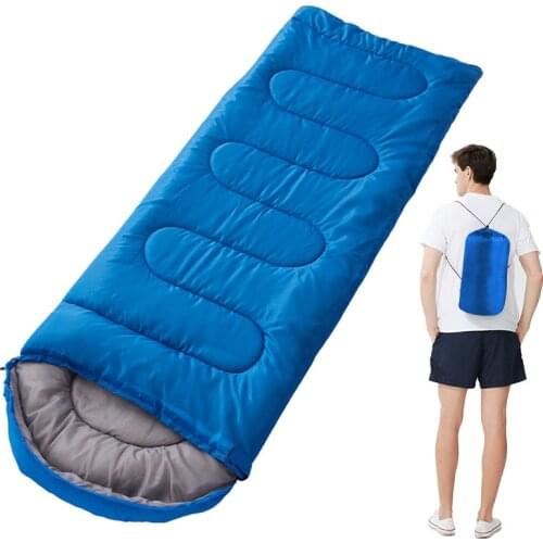 Wholesale Portable Lightweight Envelope Sleeping Bag With Compression Sack for Camping Hiking Backpacking