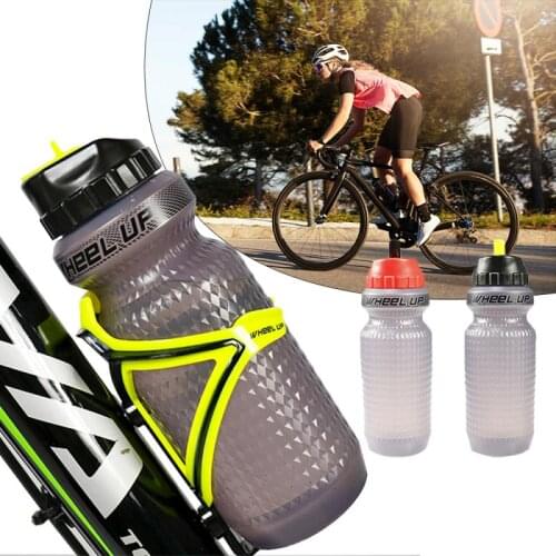 Portable 650ml Cycling Water Bottle Leakproof Outdoor Sports Drink Cup Solid Durable Bicycle Water Bottle Food Silicone PP5