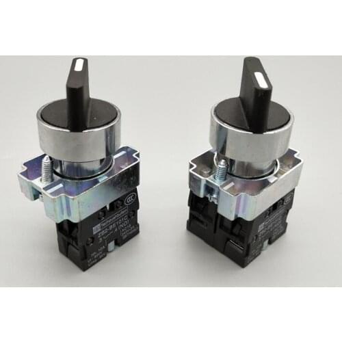 22mm XB2-BD21 XB2-BD33 2/3 Position Self-locking Knob Switch Select Switch 10A/660V Rotary switch