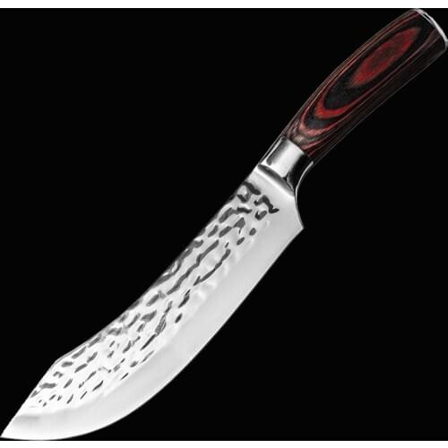 High Carbon Steel Chef Knife Boning Slicing Knife Butcher Kitchen Knives Meat Cleaver Kitchen Slaughtering Knife Skinning knife