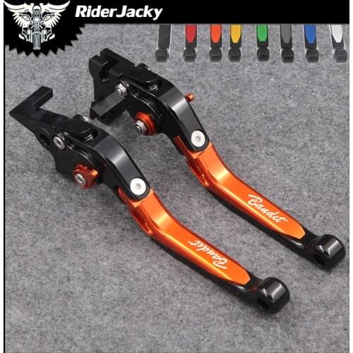 RiderJacky Folding Extendable Motorcycle Brakes Clutch Levers For SUZUKI GSF1200 BANDIT 2001-2006 2002 2003 2004 2005