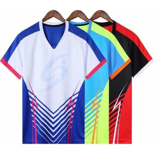 Sport Shirt Tennis Men Women ,Clothes Table Tennis Girls , PingPong Kit , T shirt Badminton , Male Female Cool Sportwear Jerseys