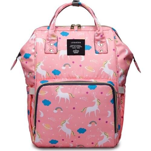 Pringting Maternity Mummy Bag Travel Backpack for Baby Care Nursing Bag Nappy Storage Bag Large Capacity Womens Fashion Bag