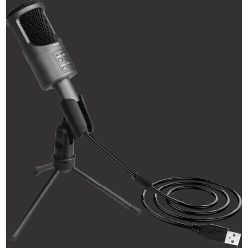 CN-KESI Microphone Computer Recording Mic Usb-Condenser Teaching Skype Professional Youtube Live