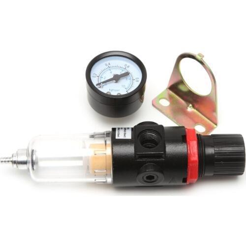 1Set AFR-2000 Airbrush Compressor Pressure Regulator Water Trap Filter Water Moisture Gauge63HF