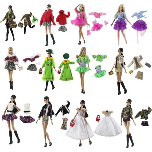 1 Set Doll Clothes 1:6 Scale Dress Outfit for 11.5 inch 30cm Doll Many Style for Choice Gifts for girls #2