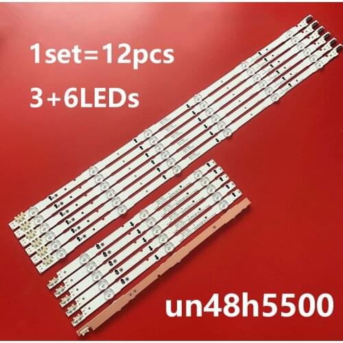 100% New LED strips for SAM SUNG TV UN48H5500 UE48J5100 CY-GH048 2014SVS48F D4GE 480DCA BN96 30453A 30454A 38891A 38892A