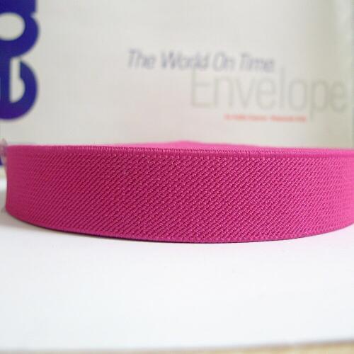 12 Meters 1" 25mm Wide #006 HOT PINK Color Suspender Elastic Webbing Great For Pacifier Clips