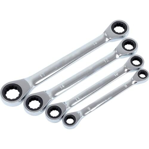 8mm to 9mm Chrome Vanadium Adjustable Key Ratchet Wrench Set Flexible Open End Wrenches Repair Tools Chrome Vanadium Tool Set