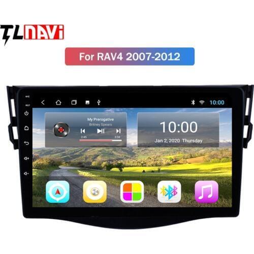 2G RAM 9 inch Android 9 Car GPS Navigation for Toyota RAV4 2007-2012 Stereo Audio Radio Video Bluetooth