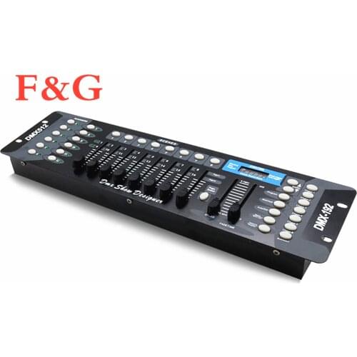 Free Shipping New DMX 192 Controller DJ Equipment DMX 512 Console Stage Lighting for Moving Head Spotlights