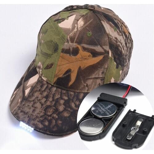 Unisex Led Baseball Cap Adjustable Baseball Hat Headlight Flashlight For Hunting Fishing Camping Hiking Joggings PR Sale