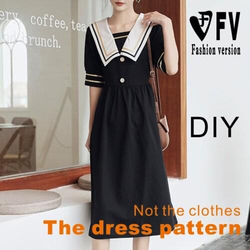 Design pattern JK uniform dress sewing structure drawing garment skirt pattern BLQ-515