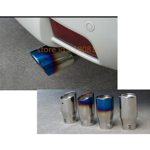 For Toyota Prado/FJ150 2010 2011 2012 2013 Car Body Cover Muffler End Tail Pipe Dedicate Stainless Steel Exhaust Tip Outlet 1pcs