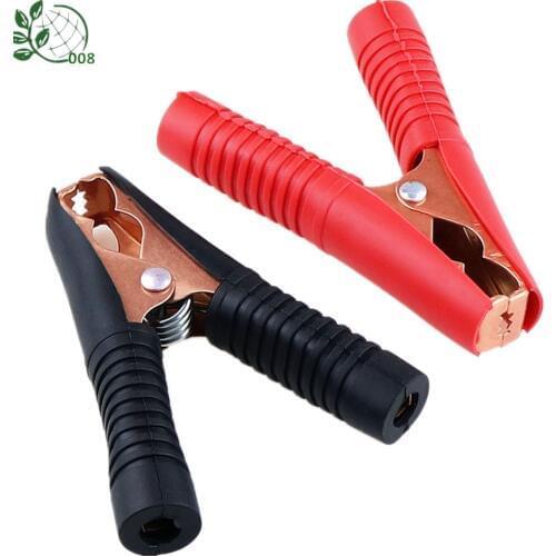 Hot Car Alligator Clips Battery Clamps Crocodile Clip 100A Red+Black