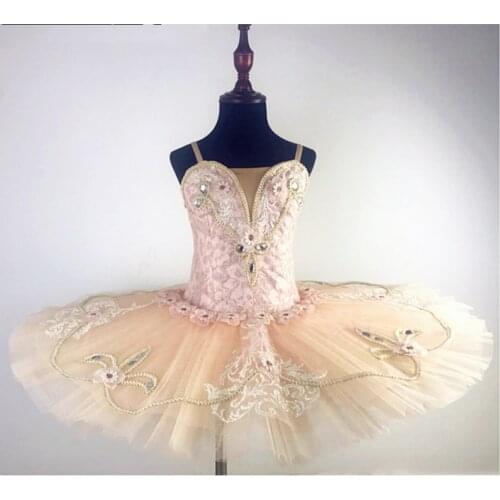 Grand Pas Classique Dulcinea Aurora Cinderella Stiff Tulle Classical Ballet Dance Pancake Tutu Dress