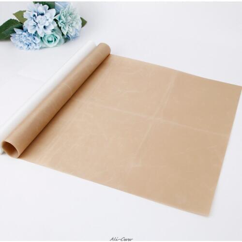 Coffee/White Heat Resistance Reusable Baking Mat Non Stick Grill Sheet Oven Microwave Cooking Liner BBQ Bakewar Tool