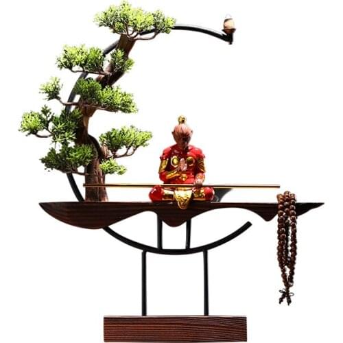 Zen Chinese Incense Burner Home Decoration Living Room Office Hallway Desktop Decoration Sandalwood and Incense