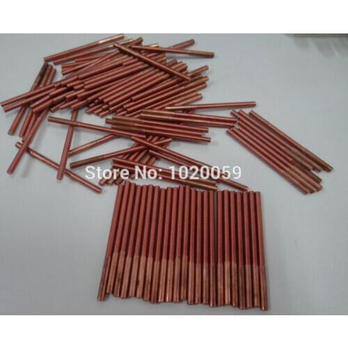 M4*35*55 copper tapping Electrodes for Spark EDM without hole