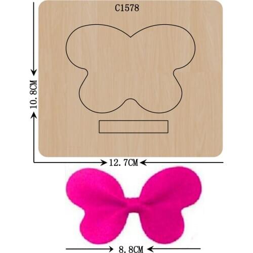 New Bow Wooden die Scrapbooking C-1578 Cutting Dies Multiple sizes